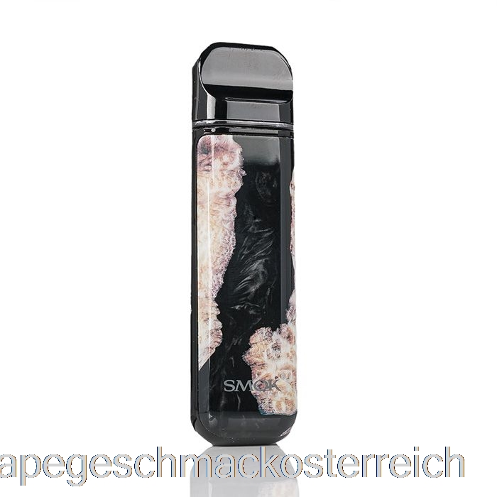 Smok Novo 2 25 W Pod-System, Schwarz, Stabilisierender Holz-Vape-Geschmack